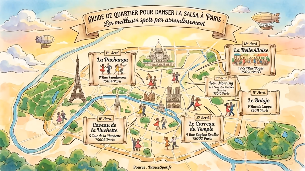 Neighbourhood Guide to Dancing Salsa in Paris: The Best Spots by Arrondissement
